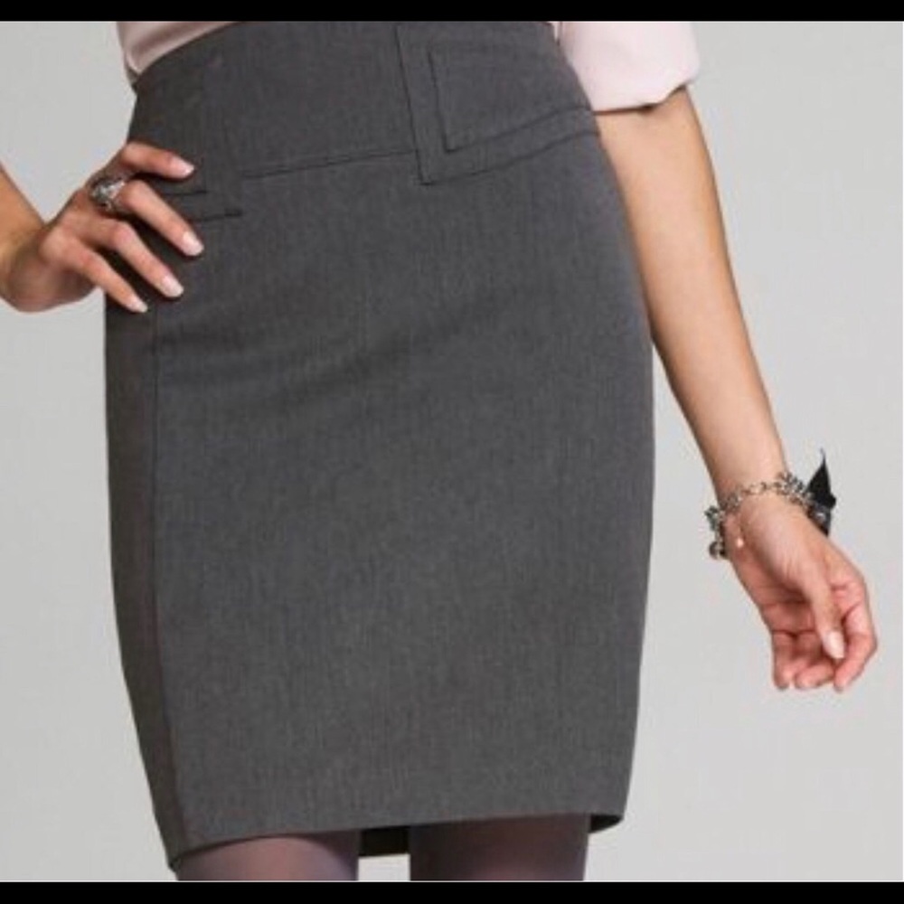 EXPRESS buckle back pencil skirt